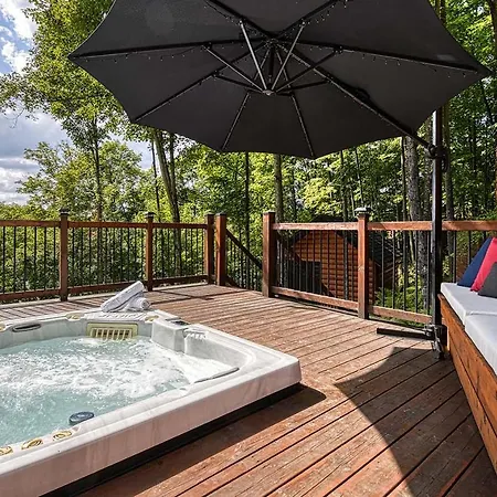 Luxurious Log Cabin With Private Spa Lac Superieur Exterior photo
