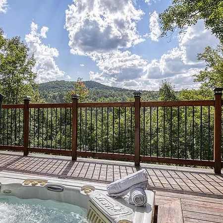 Luxurious Log Cabin With Private Spa Lac Superieur Exterior photo