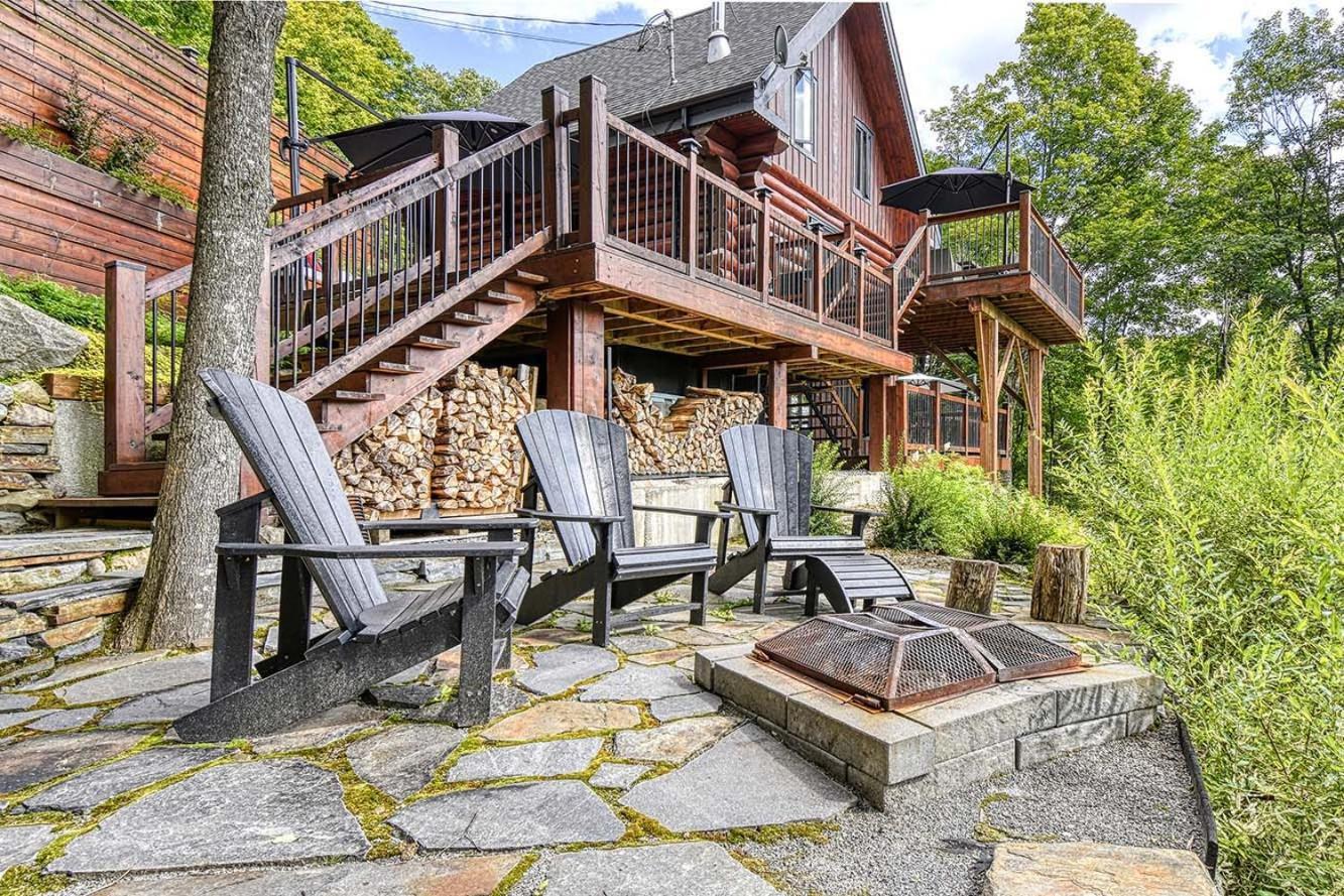 Luxurious Log With Private Chalet Lac Superieur